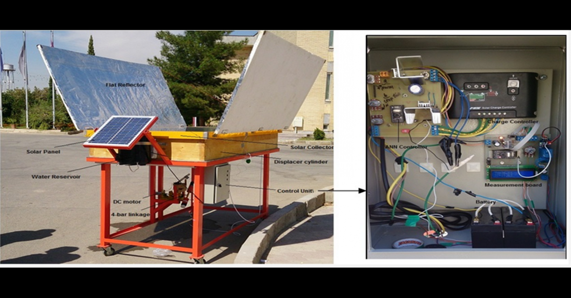 A novel intelligent solar-powered LTD Stirling water pump A novel intelligent solar-powered LTD Stirling water pump